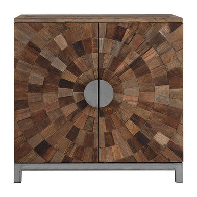 Midas Recycled Elm Wood Large 2 Door Cabinet