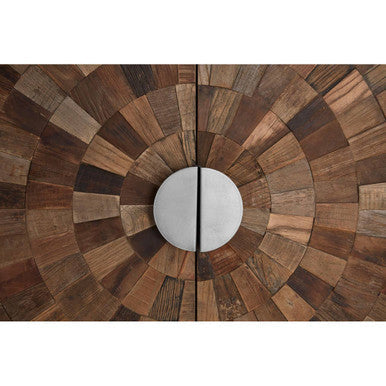 Midas Recycled Elm Wood Large 2 Door Cabinet