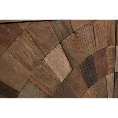 Midas Recycled Elm Wood Large 2 Door Cabinet