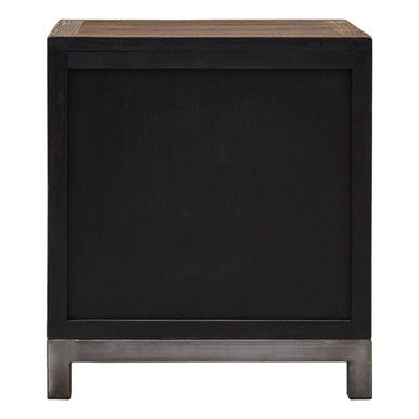 Midas Recycled Elm Wood Small 2 Door Cabinet
