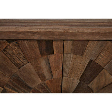Midas Recycled Elm Wood Small 2 Door Cabinet