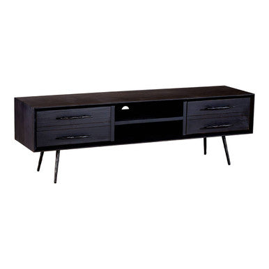 Madsen Brown Recycled Wood 4 Drawer Media Unit