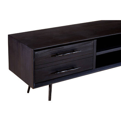 Madsen Brown Recycled Wood 4 Drawer Media Unit