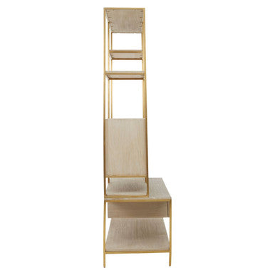 Modica Natural Oak Wood Shelf Unit