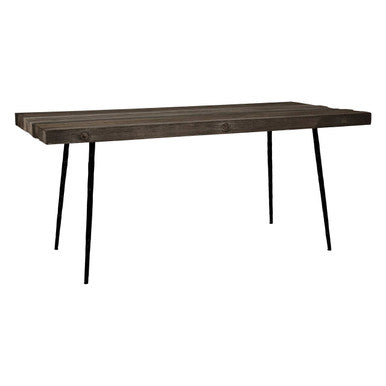 Recycled Oak Wood Rectangular Dining Table 180cm
