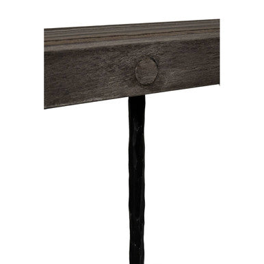 Mason Recycled Oak Wood Rectangular Dining Table