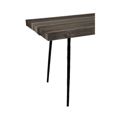Mason Recycled Oak Wood Rectangular Dining Table
