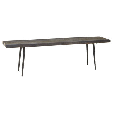 Mason Recycled Oak Wood Bench