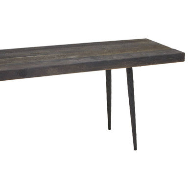Mason Recycled Oak Wood Bench