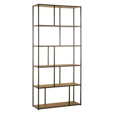 Mason Recycled Pine Wood 5 Tier Shelf Unit