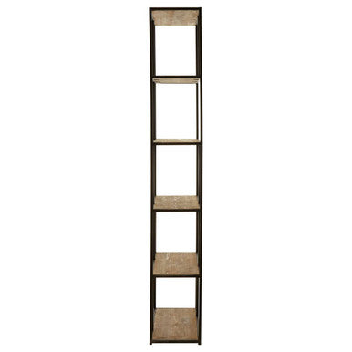 Mason Recycled Pine Wood 5 Tier Shelf Unit