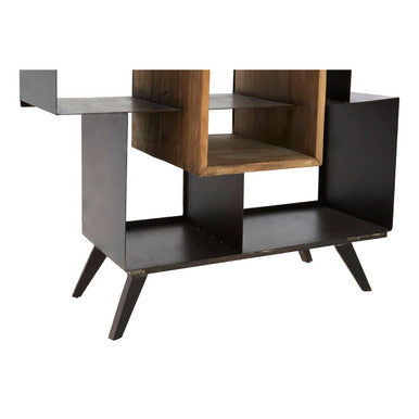 Mason Recycled Pine Wood Wine Shelf Unit