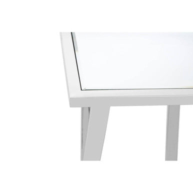 Reena Mirrored Top and Chrome Finish Console Table