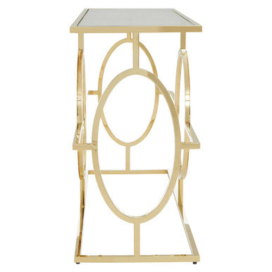 Roena Clear Glass Console Table
