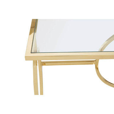 Roena Clear Glass Console Table