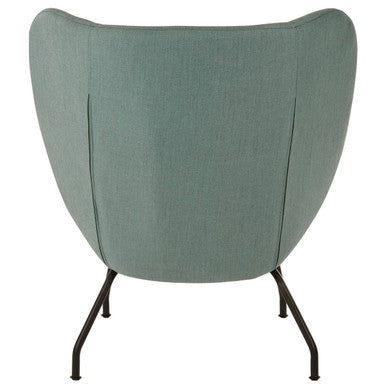 Kolding Green Fabric Button Tufted Accent Chair
