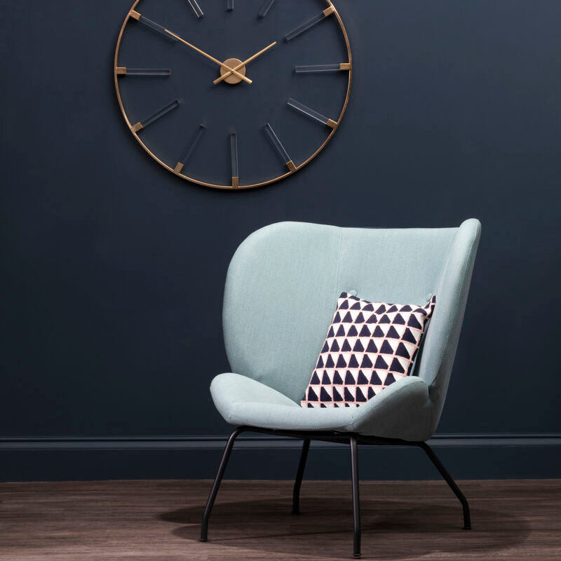 Kolding Green Fabric Button Tufted Accent Chair