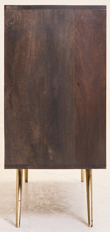 Surat Carved Mango Wood 2 Door Sideboard