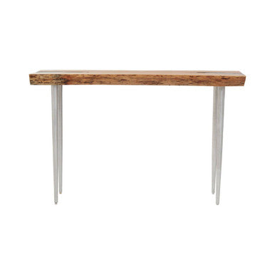 Almora Natural Acacia Wood Console Table with Live Edge
