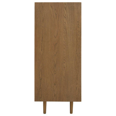 Salvar Natural Oak and Elm Wood 5 Drawer Chest