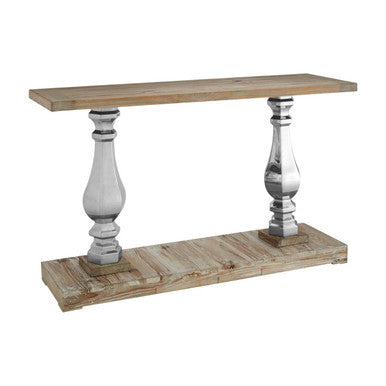 Richmond White Wash Pine Wood Console Table