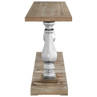 Richmond White Wash Pine Wood Console Table