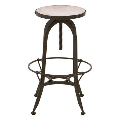 Black and White Finish Bar Stool | Vasco