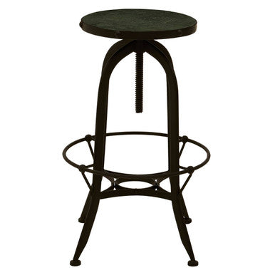 Black and Green Finish Bar Stool | Vasco