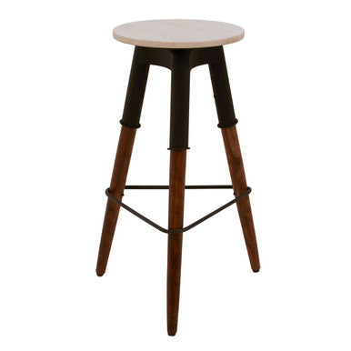 3 Leg Bar Stool with Marble Top | Vasco