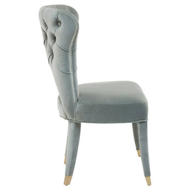 Blue Velvet Tufted Dining Chair | Villi