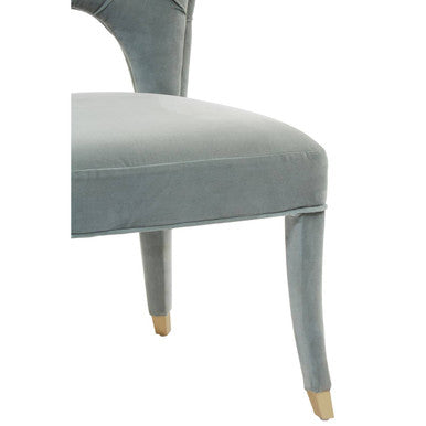 Blue Velvet Tufted Dining Chair | Villi