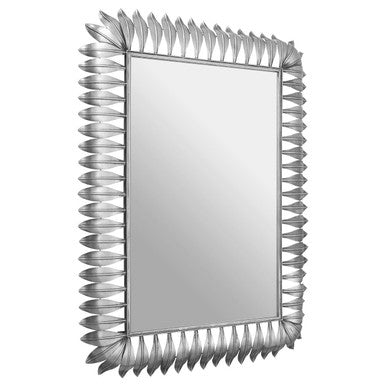 Silver Leaf Frame Wall Mirror | Merlin