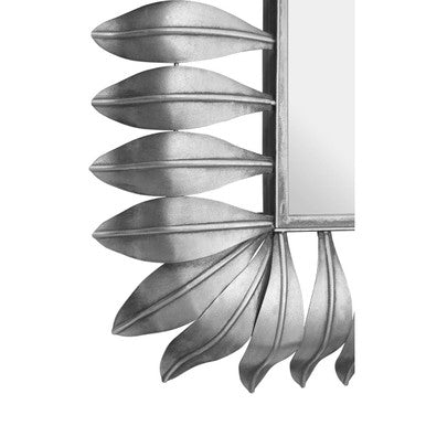 Silver Leaf Frame Wall Mirror | Merlin