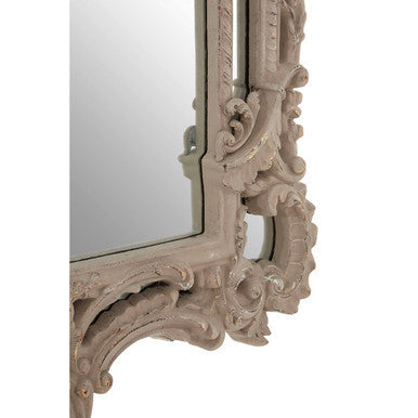 Antique Grey Ornate Wall Mirror | Vasari