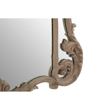Antique Grey Finish Ornate Wall Mirror | Haniel
