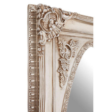 Champagne Oval Border Wall Mirror | Marseille