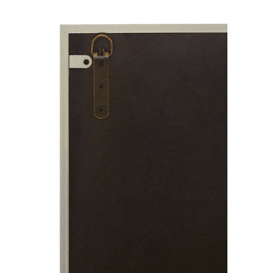 Square Design Silver Finish Frame Wall Mirror | Descartes
