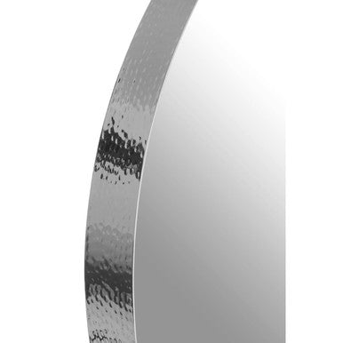Small Nickel Finish Wall Mirror | Leonov