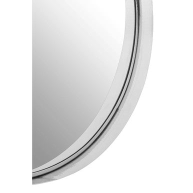 Small Nickel Finish Wall Mirror | Leonov
