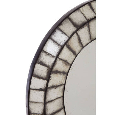 Oval 3D Mosaic Wall Mirror | Riza