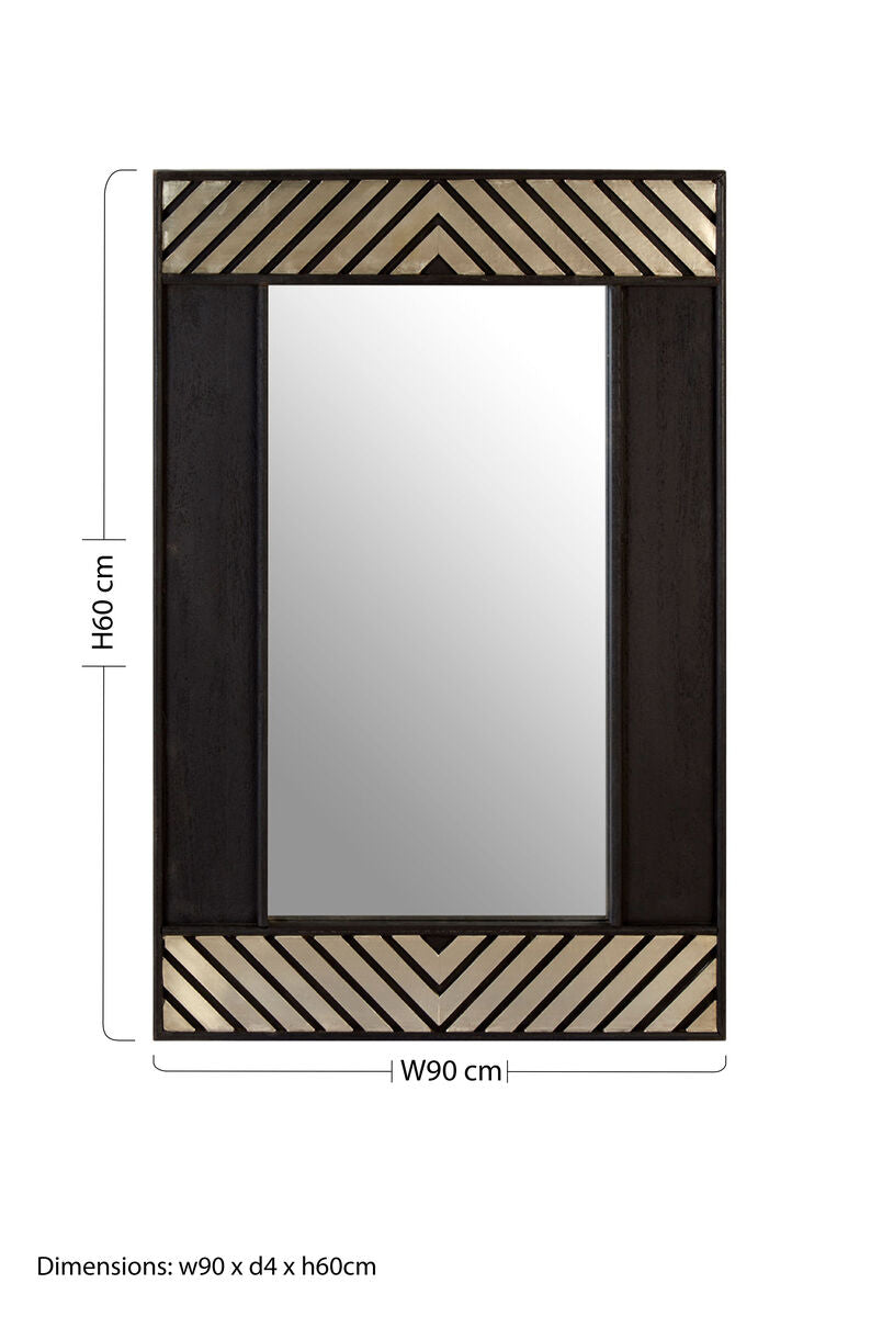 Black Wall Mirror | Boho
