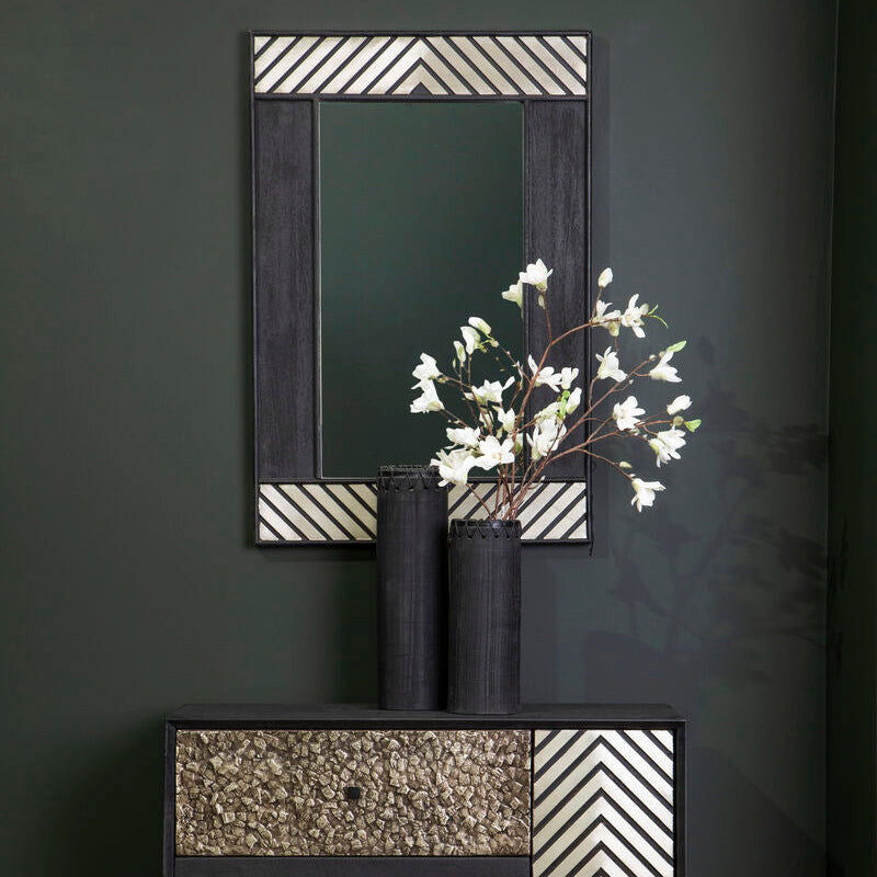 Black Wall Mirror | Boho