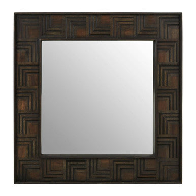 Mango Wood Square Wall Mirror | Surat