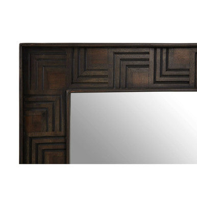 Mango Wood Square Wall Mirror | Surat