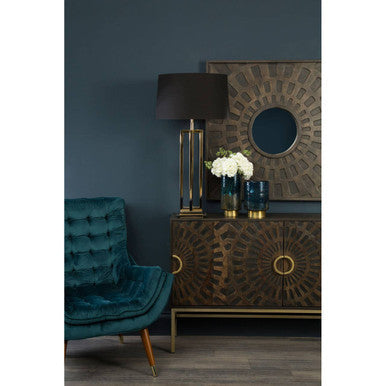Carved Mango Wood Wall Mirror | Suri
