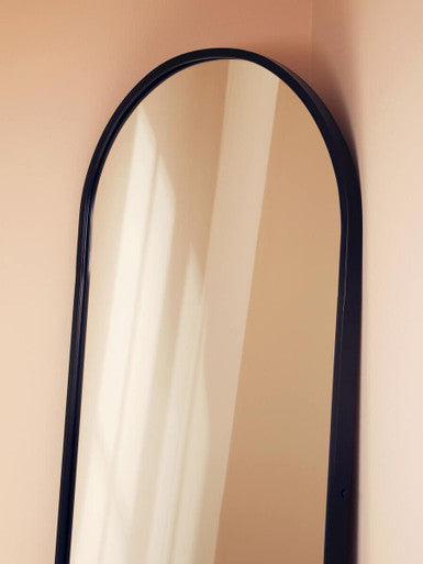 Black Frame Large Arch Wall Mirror | Trento