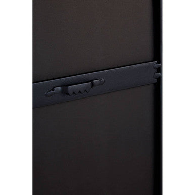 Black Frame Large Arch Wall Mirror | Trento