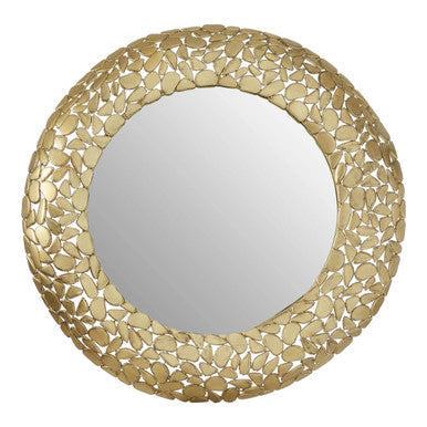 Pebble Effect Round Wall Mirror | Templar