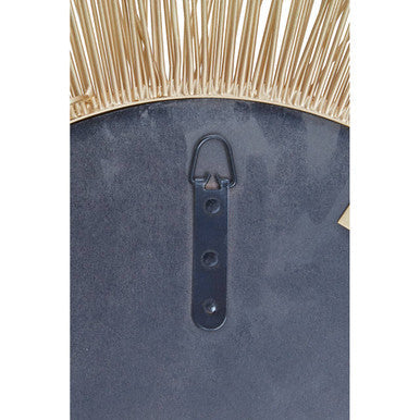Gold Finish Sunburst Wall Mirror | Templar