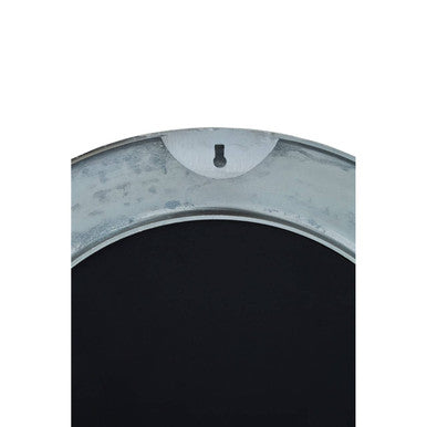 Nickel Finish Round Wall Mirror | Akola